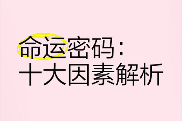 命运密码揭秘：如何通过命理风水改变未来？