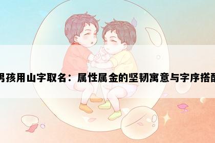男孩用山字取名：属性属金的坚韧寓意与字序搭配