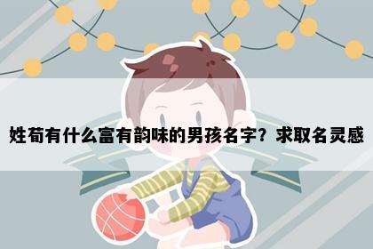 姓荀有什么富有韵味的男孩名字？求取名灵感