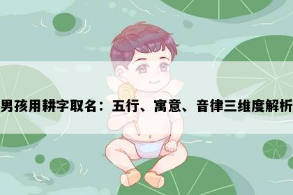 男孩用耕字取名:五行、寓意、音律三维度解析