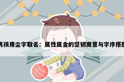 男孩用尘字取名：属性属金的坚韧寓意与字序搭配