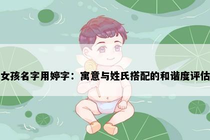 女孩名字用婷字：寓意与姓氏搭配的和谐度评估
