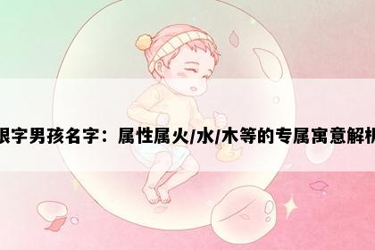银字男孩名字：属性属火/水/木等的专属寓意解析