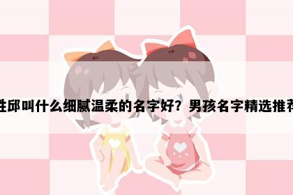 姓邱叫什么细腻温柔的名字好？男孩名字精选推荐