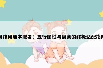 男孩用若字取名：五行属性与寓意的终极适配指南