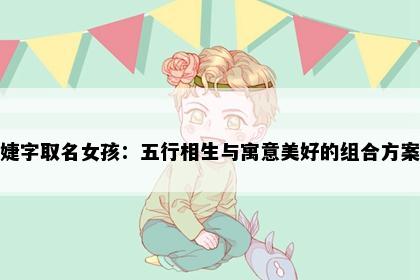 婕字取名女孩：五行相生与寓意美好的组合方案