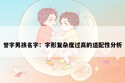 誉字男孩名字：字形复杂度过高的适配性分析